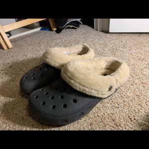 Fluffy crocs